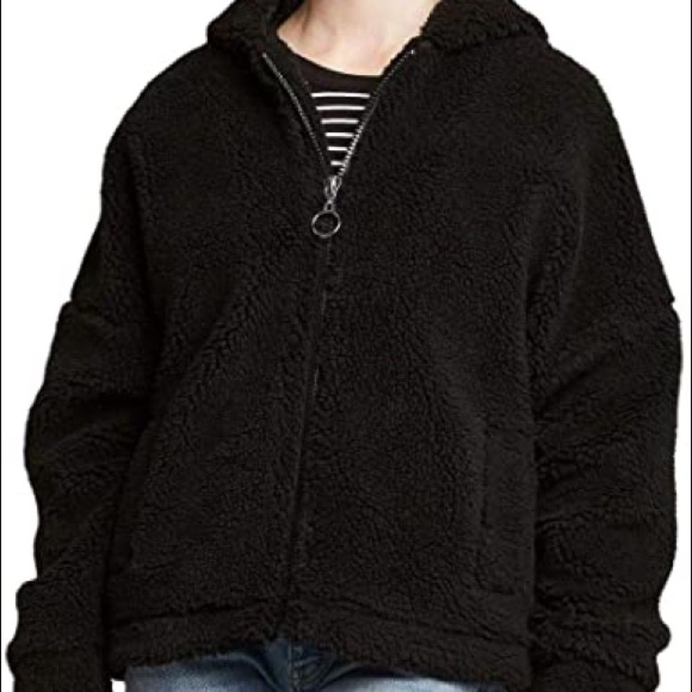 Wild Fable Black Sherpa Jacket